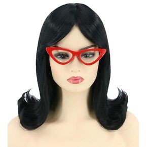 Topcosplay Kid Girls Wig Light Blue Wavy Halloween Costume Cosplay Wig