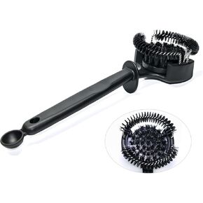 58mm Espresso Cleaning Brush - Espresso Machine Group Head Cleaning Brush - Detachable 360° Nylon Cleaning Bristle Tools for Espresso Coffee Machine 58mm Portafilter Shower Screen
