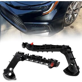 1 Pair Left and Right Front Bumper Mounting Support Bracket Side Fits for Toyota Corolla LE XLE 2019 2020 2021 Replaces 52116-02460 52115-02480