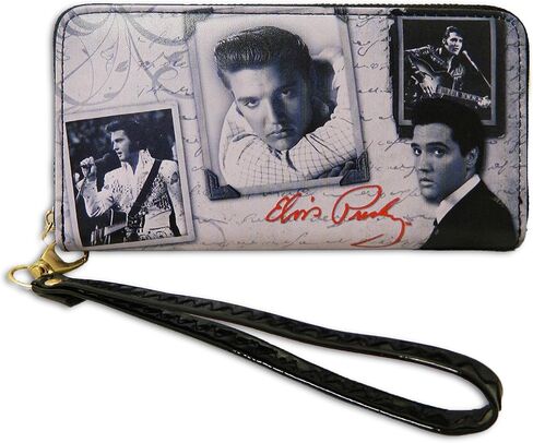 Elvis Presley Love Me Tender Zippered Wallet in Kuwait