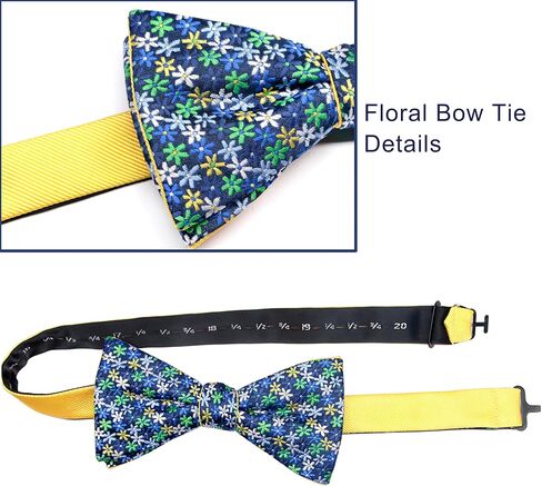 OCIA Mens Plaid Pattern Bow Tie Fun Novelty Pre-Tied Bowtie for Men And Boys in Saudi Arabia