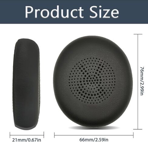 Replacement Ear Pads Compitable with Jabra Evolve2 65 MS/65 UC/USB, Earpads Cushions for Evolve2 40 UC/MS/USB, Headset Ear Covers Also Fit Jabra Elite 45h-Blue in Kuwait