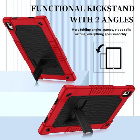 for Onn 12.1 inch Tablet Pro 100146663 Case/for Onn 12.1" Tablet Pro 2024 Kids Friendly Case with Shoulder Strap Stand for New Walmart Onn 12.1 inch Tablet Pro 2024 Model Case (RedBlack) in Kuwait