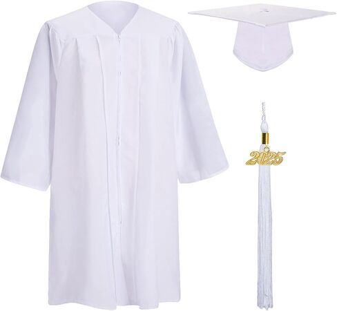 قبعة التخرج من LDIWEE غير اللامعة لرياض الأطفال ومرحلة ما قبل المدرسة، وثوب، وشرابة، ومجموعة سحر 2023 in Kuwait