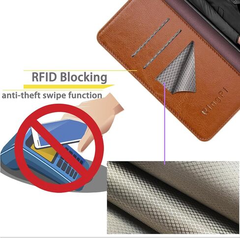 for Samsung Galaxy S23 Phone case[RFID Blocking Leather],[3 Credit Card Slot] Flip Folio Book Shockproof Protector,Holder Stand Cases,Women Men for Samsung S23 Wallet Cover,White in Kuwait