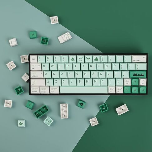 Cute PBT Keycaps Set, 127 Keys Keyboard Keycaps 60/75 Percent, XDA Keycaps Dye-Sublimation, Custom Keyboard Keycaps Set for 61/64/68/84/87/108 Cherry MX Mechanical Keyboards (Otter) in Kuwait