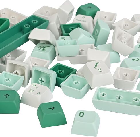 Cute PBT Keycaps Set, 127 Keys Keyboard Keycaps 60/75 Percent, XDA Keycaps Dye-Sublimation, Custom Keyboard Keycaps Set for 61/64/68/84/87/108 Cherry MX Mechanical Keyboards (Otter) in Kuwait