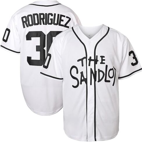 Luqiaomaoyi Youth #30 Sandlot Benny The Jet Rodriguez فيلم أطفال البيسبول جيرسي مخيط عيد الميلاد الصيف in Kuwait