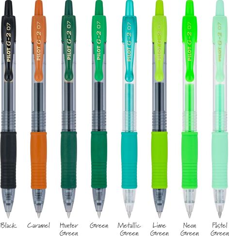 PILOT, G2 Premium Gel Roller Pens, G2 Boost Blues Pack, The Colors of Productivity, 8 Pack Pouch, Fine Point 0.7 mm, Assorted in Saudi Arabia