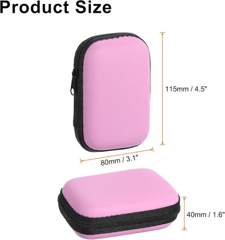 Harfington 2pcs earbuds earbuds ، حامل علبة سماعة الأذن السلكية ، eva buds case zipper stase small with mesh pocket for USB ، سماعات الأذن ، الأزرق in Kuwait