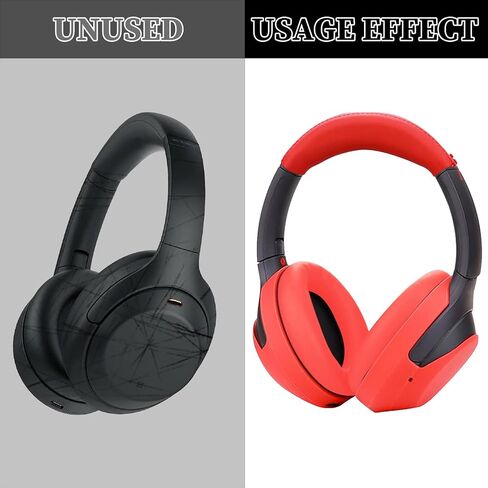 WH-1000XM4 3 Set Case Cover for Sony WH-1000XM3 Headphones,1000XM4 EarPad Cover/Ear Cover/Headband Cover/Headband Cushion Protector,Sweat Proof Soft Silicone Headphones Accessories（Black） in Kuwait
