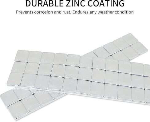 Eisen 1/4oz.*12 Adhesive Stick On Wheel Weights, 20 Strips/Box, Gray,240pcs in Saudi Arabia