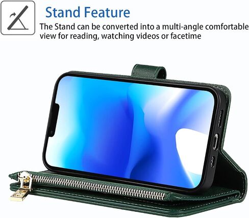 Cavor for iPhone 14 Pro Max Case Wallet للنساء ، علبة الهاتف لـ iPhone 14 Pro Max Crossbody مع حزام وقف ، غطاء واقعي مغناطيسي مقاوم للصدمات ، والذهب الوردي in Kuwait
