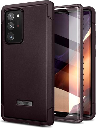 Suritch for Samsung Galaxy Note 20 Ultra Case (فقط) 6.9 بوصة ، [2 إطارات أمامية] [واقي شاشة مدمج] تغطية هاتفية مقاومة للخدمة الثقيلة الوعرة (الأرجواني الداكن) (الأرجواني الداكن) in Kuwait
