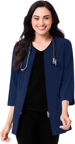 Maevn Smart Lab Coats - Ladies 3/4" Sleeve Lab Jacket in Kuwait