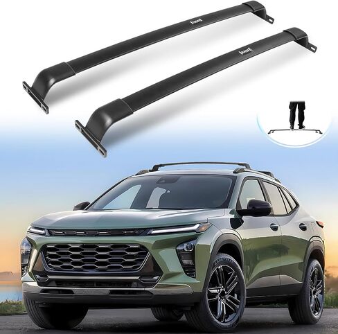 Enhanced 220 LBS Roof Racks Cross Bars Fit for Buick Enclave 2018-2024, Black All Aluminum Cross Rails for Kayak Snowboard Ski Bike Accessories in Saudi Arabia