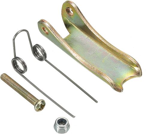 PATIKIL 2 Inch 50mm Hook Safety Latch Kit, 4 Pack Metal Towing Hitch Replacement for Clevis Hook Trailer, Golden Tone in Saudi Arabia