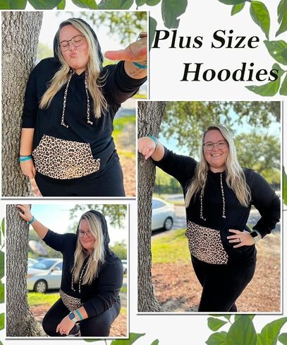 RITERA Plus Size Hoodies For Women Casual Sweatshirt Fall Winter Long Sleeve Oversize Pullover Tops in Saudi Arabia