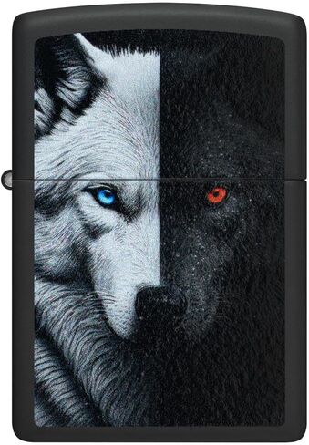 Zippo Moonlight Wolf Design 540 أخف جيب كروم in Kuwait