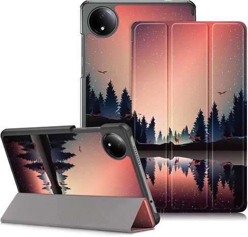 Case Compatible with Xiaomi Redmi Pad SE 8.7 inch 2024,Lightweight Trifold Stand Folio Slim Smart Cover,Black in Kuwait