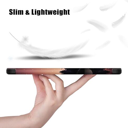 Case Compatible with Xiaomi Redmi Pad SE 8.7 inch 2024,Lightweight Trifold Stand Folio Slim Smart Cover,Black in Kuwait