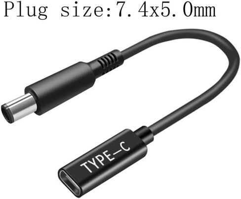 65W USB C إلى DC Adapter Magnetic ، شاحن AC 15 فولت مصنوع لـ Microsoft Surface Pro 9 ، 8 ، 7+ ، 7 ، 6 ، 5 ، 4 ، 3 ، X Series in Kuwait