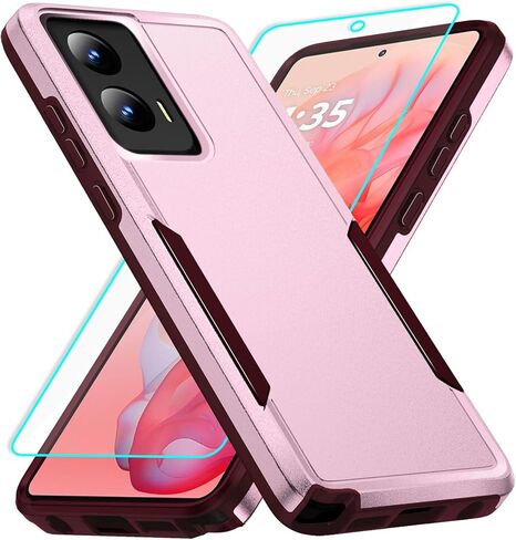 بالنسبة إلى Moto G Stylus 5G 2024 CASE مع حماية الشاشة: حالة من الصدمات الوقائية الشاقية و SCRATCH PRINCTION APPORT FOR in Kuwait