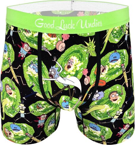 ملابس داخلية قصيرة للرجال من Good Luck Undies بوكسر ريك ومورتي in Kuwait