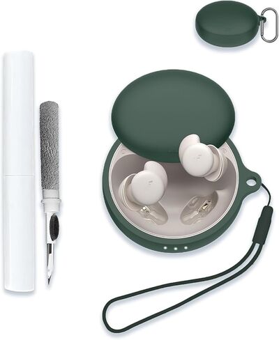 for Soundcore by Anker Sleep A20 Case Cover, Soft Silicone Protective Portable Scratch Shock Resistant Compatible with Anker Soundcore A20 Shell with Cleaner Kit & Carabiner & Lanyard，Red. in Kuwait