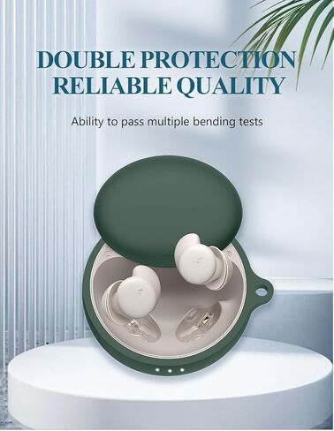 for Soundcore by Anker Sleep A20 Case Cover, Soft Silicone Protective Portable Scratch Shock Resistant Compatible with Anker Soundcore A20 Shell with Cleaner Kit & Carabiner & Lanyard，Red. in Kuwait