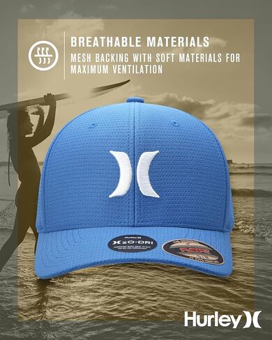 قبعة البيسبول Hurley Men's Dri-Fit Cutback Curved Bill Baseball Hat in Kuwait
