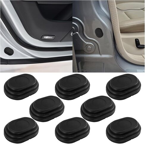 16PCS Car Door Shock Absorber, Silicone Anti-Collision Car Side Door Protection Sticker, Self Adhesive Car Door Slam Stopper Car Bumper Protector, Auto Soundproof Crash Pad for SUV Truck Car in Saudi Arabia