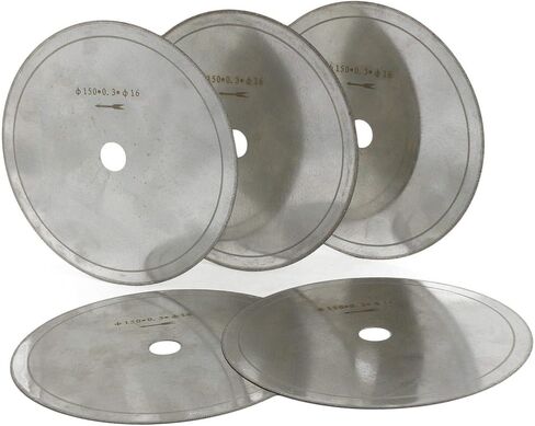 5Pcs 6" inch Super-Thin Diamond Lapidary Saw Blade Arbor Hole 5/8" Cutting Disc in Saudi Arabia