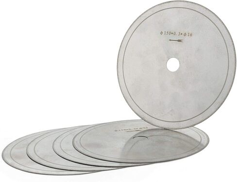 5Pcs 6" inch Super-Thin Diamond Lapidary Saw Blade Arbor Hole 5/8" Cutting Disc in Saudi Arabia