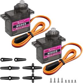 MG90S 9g Servo Motor Micro Metal Gear for Robot Car Plane RC Helicopter Arduino