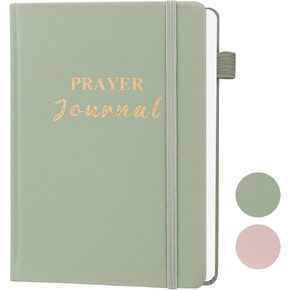 Pink Prayer Journal for Woman - Bible Journal with Prompts, Verse and Scripture - Devotional & Guided Journal for Women and men, 60 Weeks Bible Study Journal for Christians