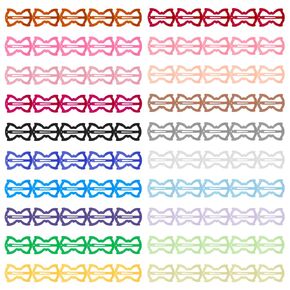 Heart Hair Clips (100-Pack 20 Colors) Non-Slip Snap Barrettes for Girls, Women, Toddlers - 1.26 Inch