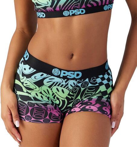 PSD Women's Infrared Snake Boy Shorts, Multi, XL in Saudi Arabia