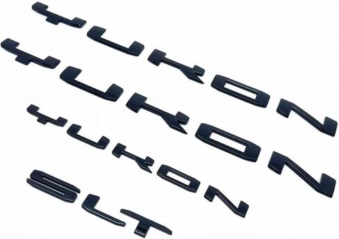 Yoaoo Set 4pack OEM Two Yukon Plus Tailgate Yukon SLT Emblems Letter Badge 3D Compatible with Yukon Denali 2019-2025 84831809 Shiny Chrome in Kuwait