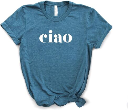 Ciao - Ciao Shirt - Hello - Italy Shirt - Ciao T-shirt - Italian Shirt - Ciao Bella - Italian Hello Shirt - Softstyle Unisex Shirt in Kuwait