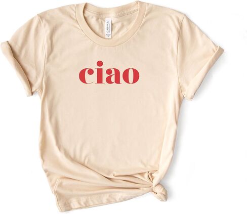 Ciao - Ciao Shirt - Hello - Italy Shirt - Ciao T-shirt - Italian Shirt - Ciao Bella - Italian Hello Shirt - Softstyle Unisex Shirt in Kuwait