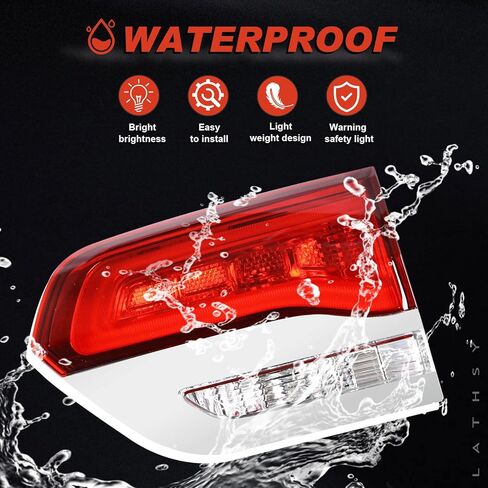 Tail Light Compatible With Jeep Grand Cherokee 2014-2021 Inner Left Driver Side Replacement for 68110047AB in Kuwait
