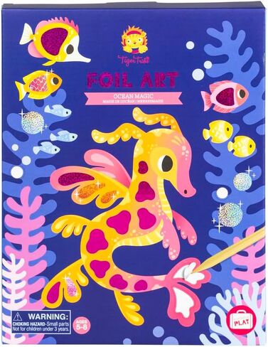 Tiger Tribe: Foil Art - Fairy - Activity Set, Foil Sheets, Magical Themed Art Cards, Create Holographic Scenes, Kids Ages 5+ in Saudi Arabia