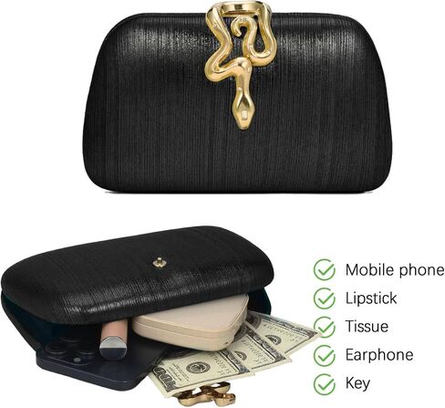 jessie Womens Evening Bags Formal Bridal Wedding Small Clutches Purses Crossbody Prom Cocktail Party Handbags in Kuwait