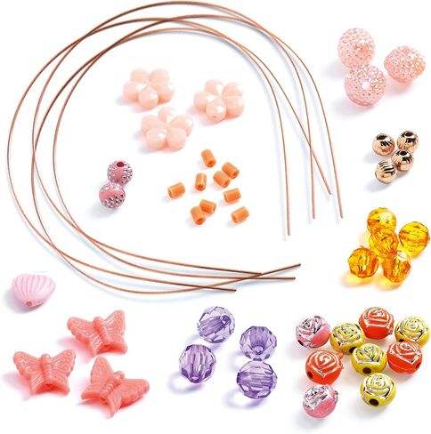 DJECO LGA Bird Beads - Create Your Own Necklace & Bracelets - Fun & Creative Activity for Family & Friends - Educational Arts & Craft Kit for Children 4+ Years Girls & Boys in Saudi Arabia