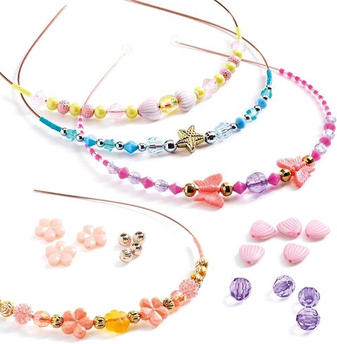 DJECO LGA Bird Beads - Create Your Own Necklace & Bracelets - Fun & Creative Activity for Family & Friends - Educational Arts & Craft Kit for Children 4+ Years Girls & Boys in Saudi Arabia