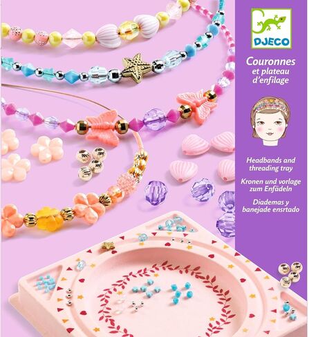 DJECO LGA Bird Beads - Create Your Own Necklace & Bracelets - Fun & Creative Activity for Family & Friends - Educational Arts & Craft Kit for Children 4+ Years Girls & Boys in Saudi Arabia