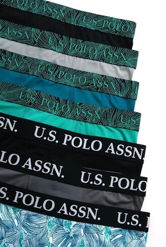 U.S. Polo Assn. Men's Underwear - Ultra Soft Boxer Briefs with Comfort Pouch (7 Pack) in Kuwait