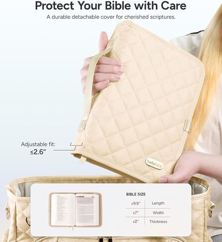 حقيبة الكتاب المقدس الكبيرة مع حالة غلاف الكتاب المقدس للنساء ، وحقيبة الكنيسة مع أربعة أنماط حمل ، وغطاء الكتاب المقدس المبطن لمستلزمات دراسة الكتاب المقدس ، وهدية مسيحية للنساء (حقيبة ＆ فقط) ، الأسود) in Kuwait