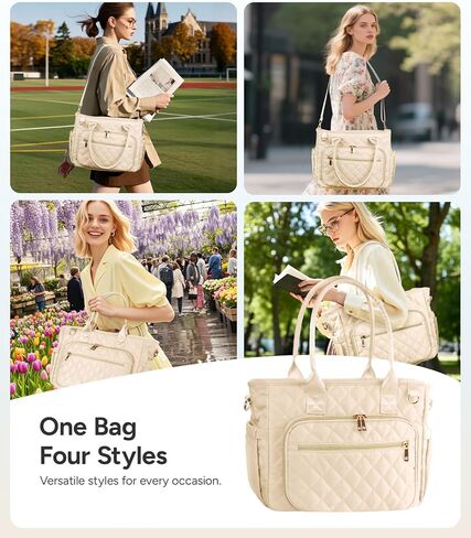 حقيبة الكتاب المقدس الكبيرة مع حالة غلاف الكتاب المقدس للنساء ، وحقيبة الكنيسة مع أربعة أنماط حمل ، وغطاء الكتاب المقدس المبطن لمستلزمات دراسة الكتاب المقدس ، وهدية مسيحية للنساء (حقيبة ＆ فقط) ، الأسود) in Kuwait